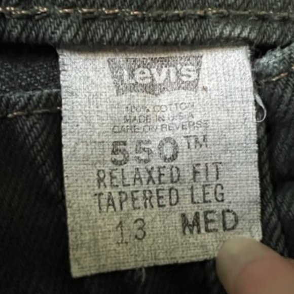 Vintage Women's Levis Green size 13M - Picture 4 of 11